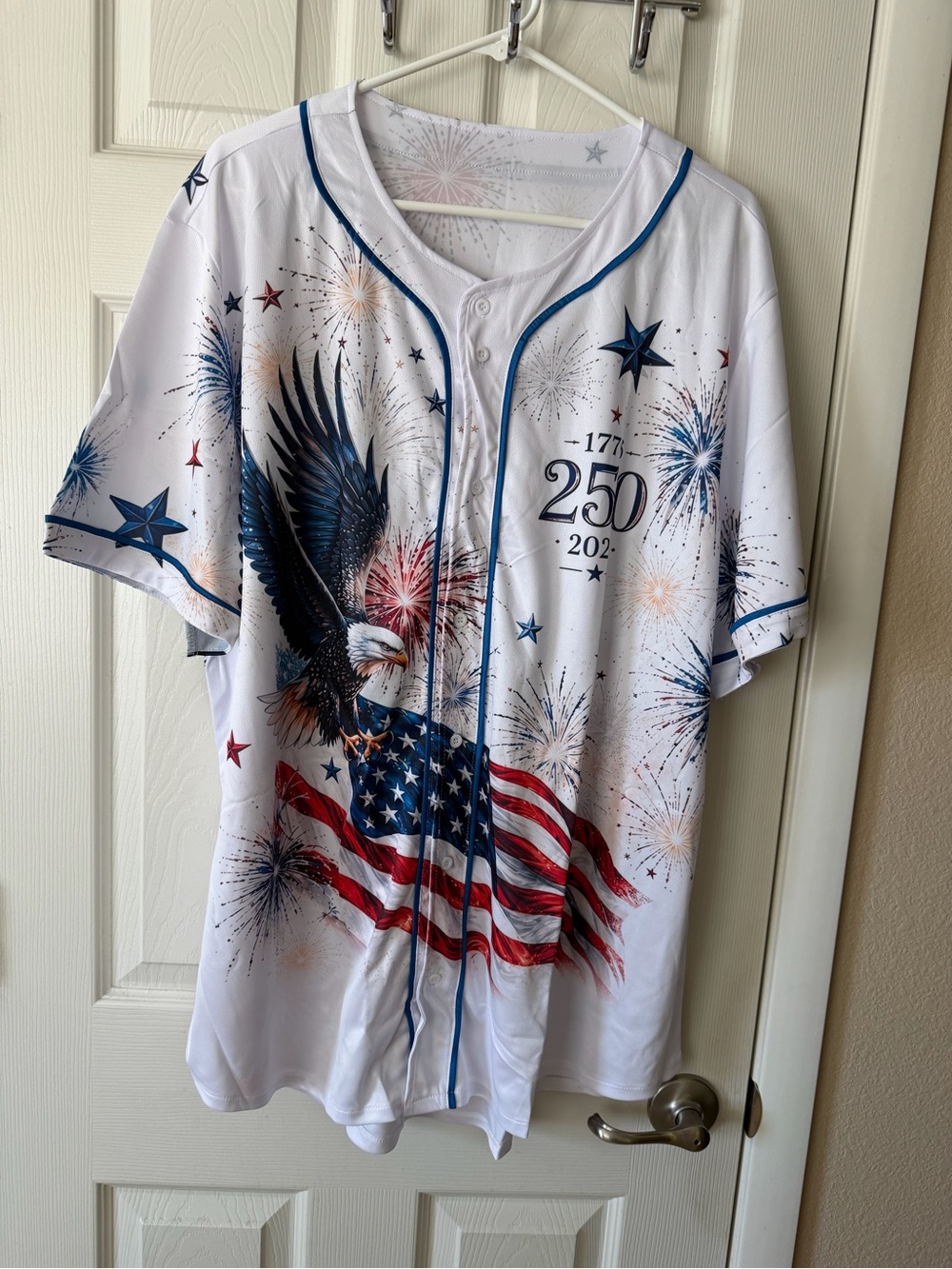 America 250th Anniversary 1776-2026 USA Patriotic Jersey